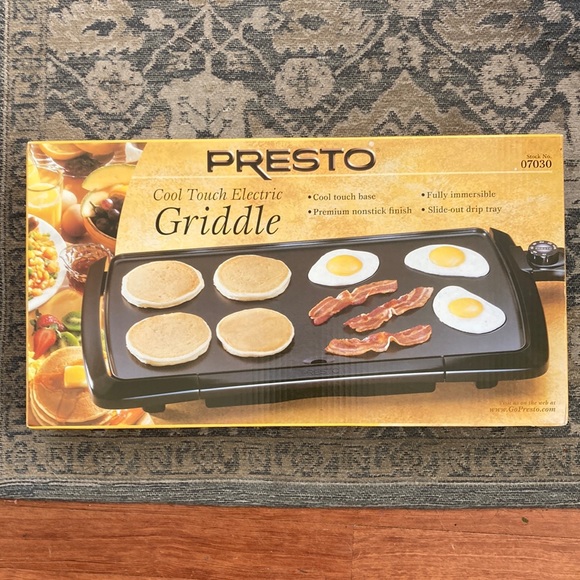 presto Kitchen Presto Cool Touch Electric Griddle New In Box Poshmark